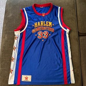 Authentic Harlem Globetrotters jersey, size large